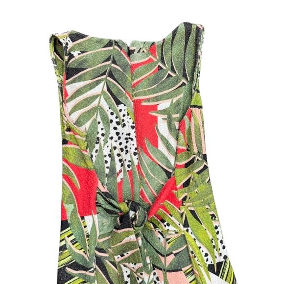 Slate & Willow Tropical Jumpsuit in Green Multi, Size XS - Picture 8 of 8